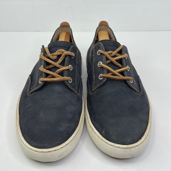 FRYE MEN’S NORFOLK DECK SHOES INDIGO SUNWASH NUBUCK LEATHER SZ 11.5 - Picture 3 of 11